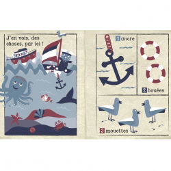 Journal bébé tissu | Le voyage à la mer