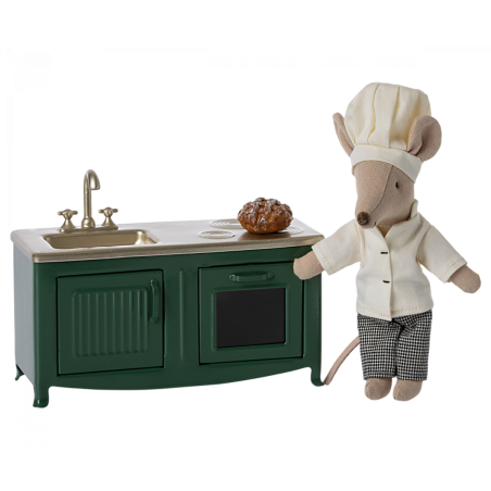 Cuisine miniature pour souris | Vert - Maileg Cuisine miniature pour souris | Vert - Maileg