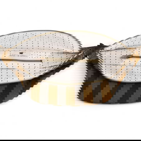 Sac banane | Rayures cumin - Rose in April