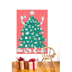 Poster à colorier | Noel - Calendrier de l'avent