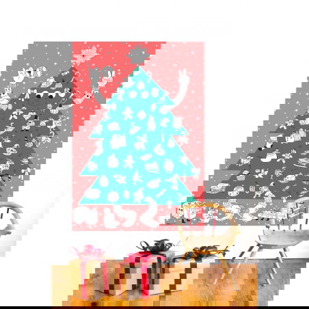 Poster à colorier | Noel - Calendrier de l'avent - OMY Poster à colorier | Noel - Calendrier de l'avent - OMY