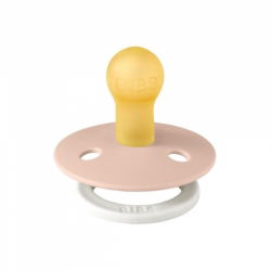 2 Tétines Nuit rondes colour Taille 1 | Rose blush et vanille