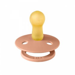2 Tétines Bibs rondes colour | Vanille et pêche
