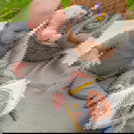 Cube d'activités en tissu | Ferme - Little Dutch