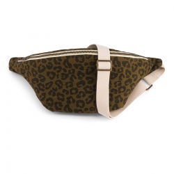 Sac banane Leopard | Olive
