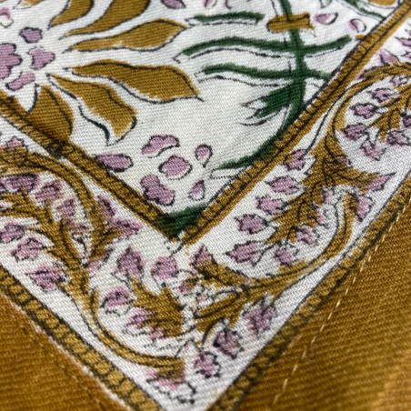 Foulard Grand format | Palmyre caramel beurre salé - Bëllemme