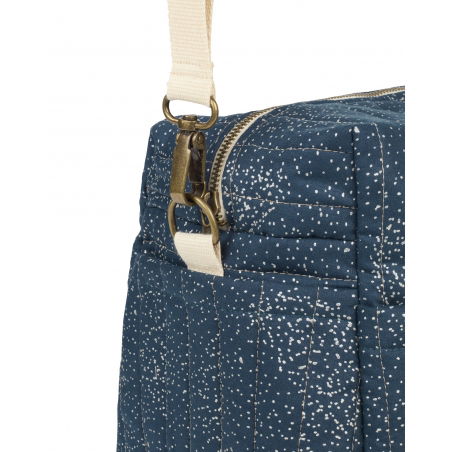 Sac pour poussette Stories Gold Bubble Night Blue Nobodinoz