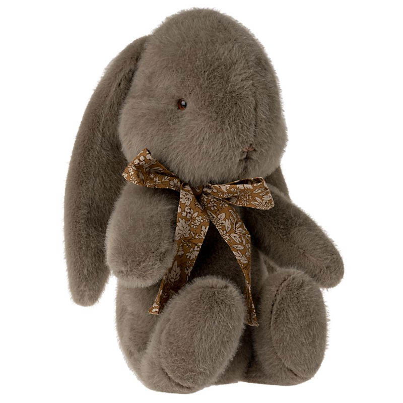 Lapin Bunny plush | Gris+noeud