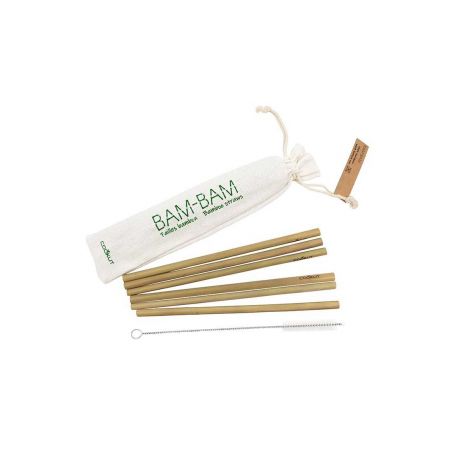 Pailles en bambou et écouvillon de lavage - Cookut Pailles en bambou et écouvillon de lavage - Cookut