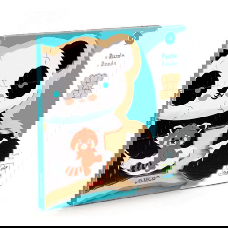 Puzzlo | Puzzle panda 9 pièces - Djeco Puzzlo | Puzzle panda 9 pièces - Djeco