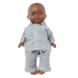 Ensemble tenue poupée | Pyjama Vichy Green