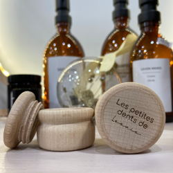 Boite à dents bois | Prénom
