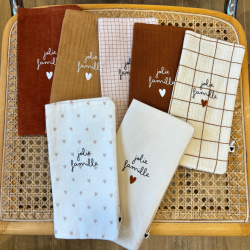 Protège livret de famille | Petits carreaux