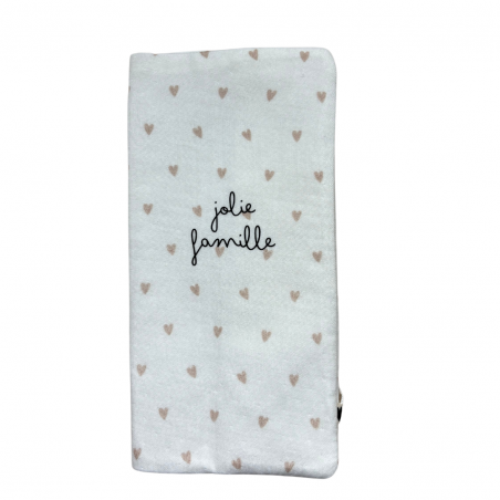 Protège livret de famille | Gaze cœurs