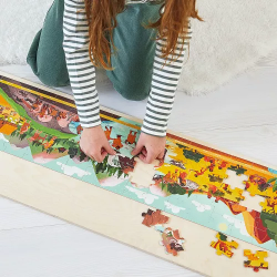 Puzzle 100 pièces | Frise Préhistoire