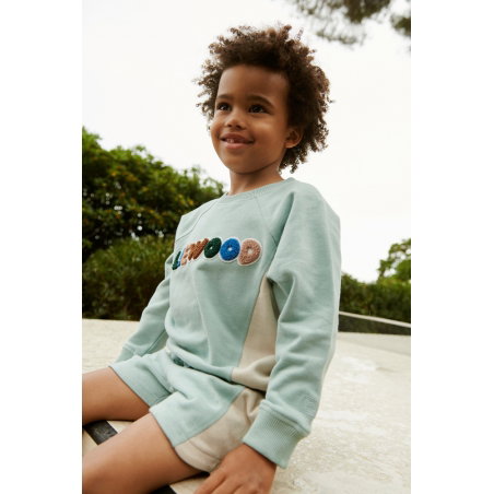 Sweat brodé Liewood | Ice blue - Liewood
