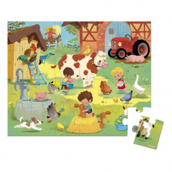 Puzzle 24 pièces | Une journée à la ferme