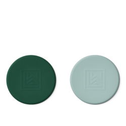 2 Frisbee en silicone Brice | Garden green