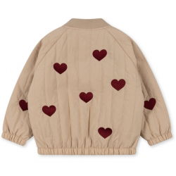 Veste bomber | Coeur rouge