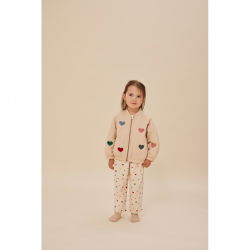 Veste bomber | Coeurs multicouleurs