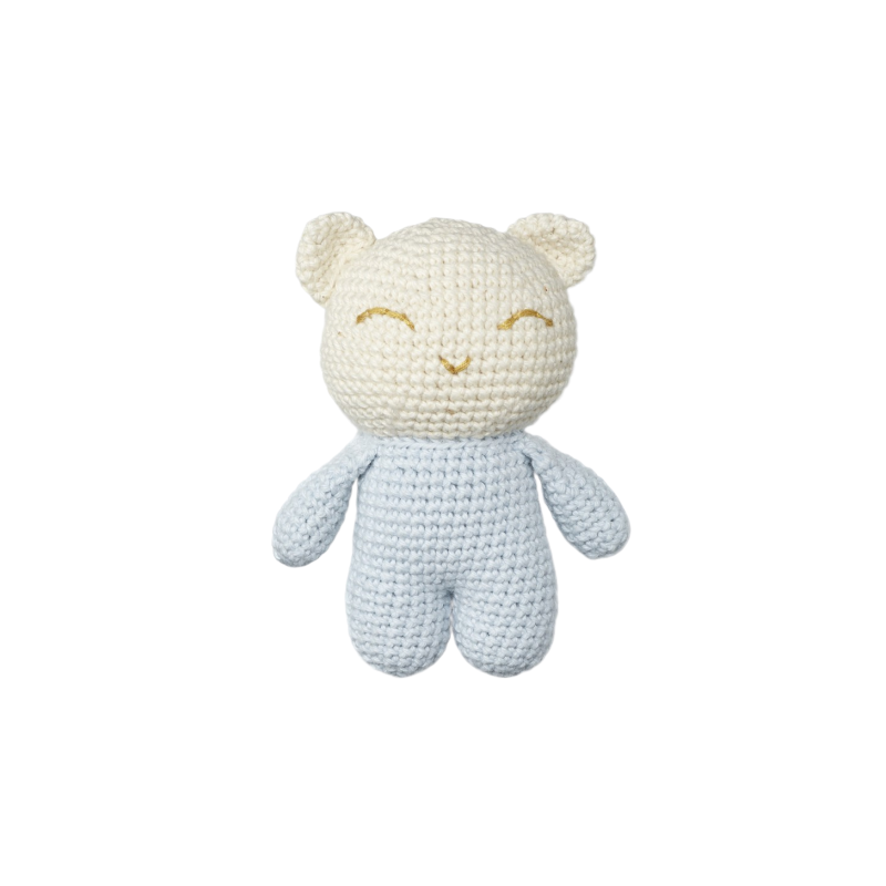 Doudou bola Bleu au crochet