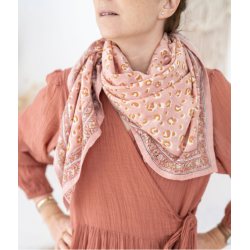 Foulard Grand format | Bengal Blush