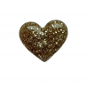 Pin's coeur glitter | Champagne - Little cecile
