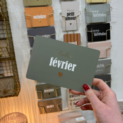 Carte Hello | Février