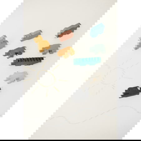 Lot de 9 craies Vesa | Yellow mellow multi mix Lot de 9 craies Vesa | Yellow mellow multi mix