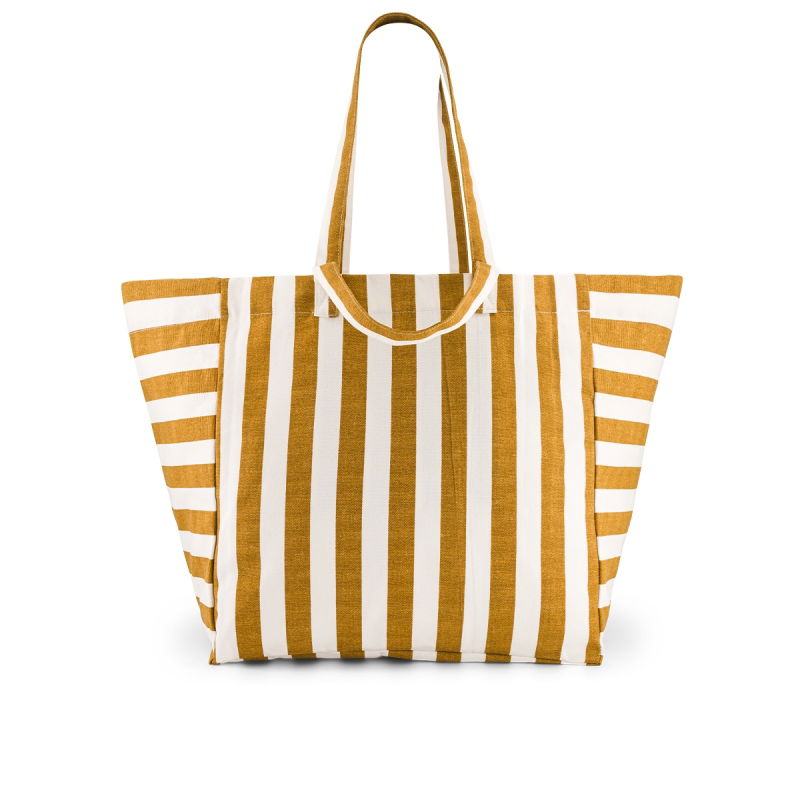 Sac Cabas Elisa | Rayure caramel
