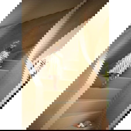 Poncho de bain | Rayé olive - Jollein