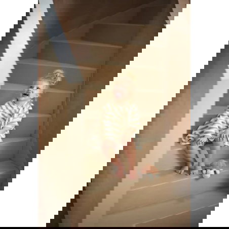 Poncho de bain | Rayé olive - Jollein