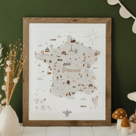 Affiche "Voyages" | La France - Les petites dates