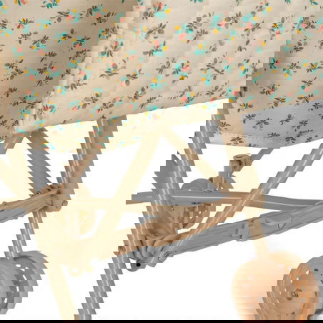 Poussette canne | Fleur coloré