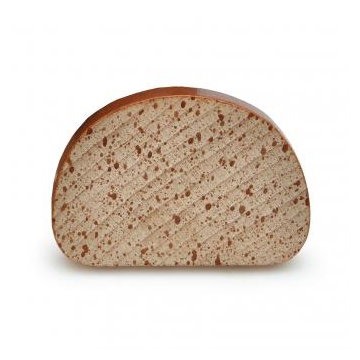 Pain à Découper En Bois Erzi Pour Enfants - Avec Velcro - Hêtre Laqué - 5,3x8,7x6,5 Cm