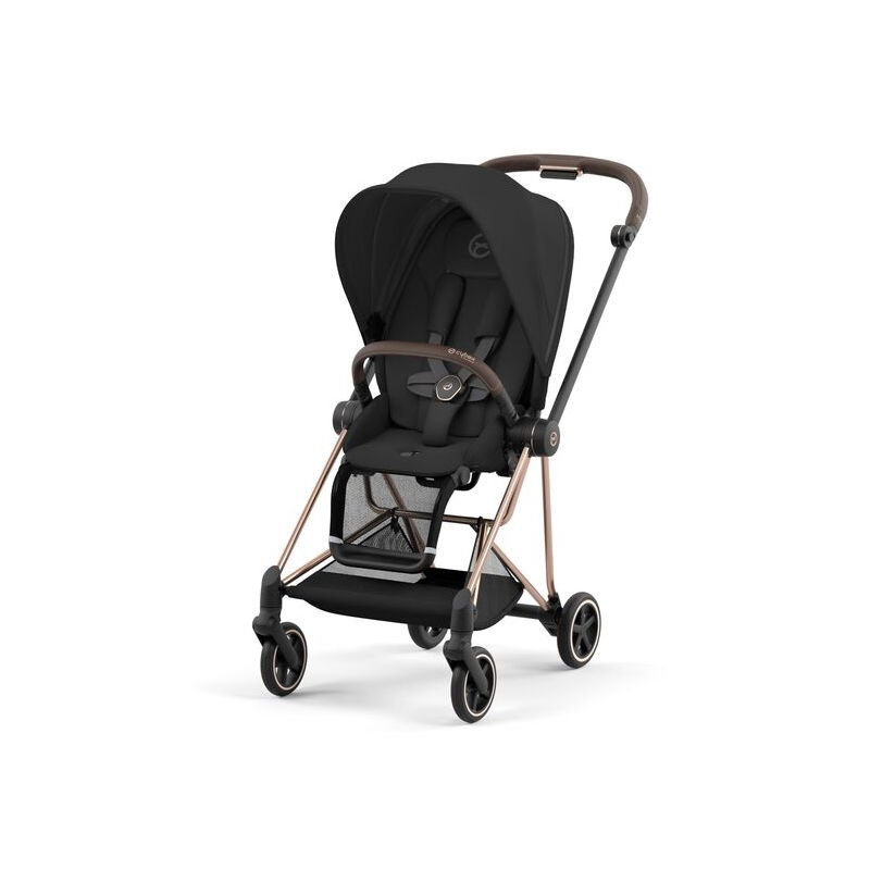 Poussette Mios Rose gold + chassis noir + Lite cot - Cybex