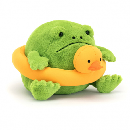 Ricky la grenouille et sa bouée canard - Jellycat Ricky la grenouille et sa bouée canard - Jellycat