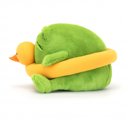 Ricky la grenouille et sa bouée canard