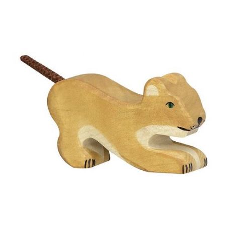 Lionceau jouant