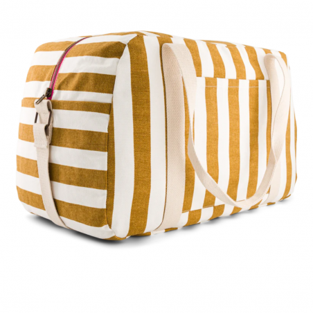 Sac Raphael | Rayure caramel