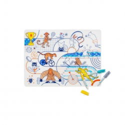 Set en silicone à colorier | Sports Olympiques