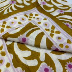 Foulard Indien | Poppies Curcuma