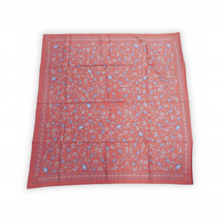 Foulard Grand format | Amour corail - Bindi Atelier