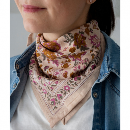 Foulard Petit format | Goa Sorbet - Bindi Atelier Foulard Petit format | Goa Sorbet - Bindi Atelier