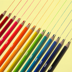 Boite 16 crayons de couleur pop