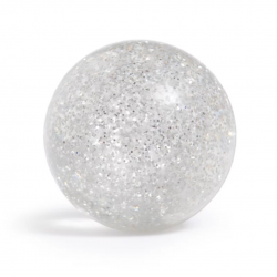 Balle rebondissante souris pailletée | Argent