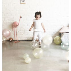Ballon bulle 15 cm | Chat argent