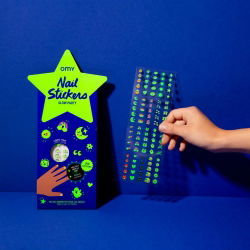Nail stickers | Glow party