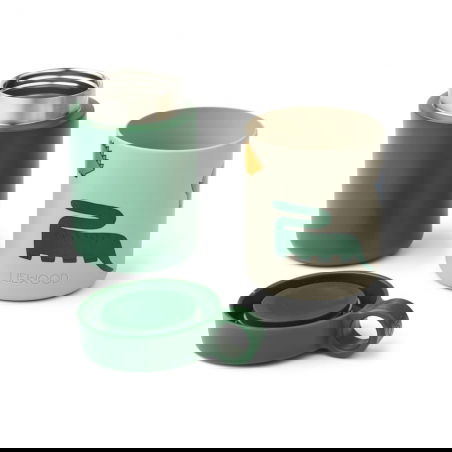 Pot alimentaire isotherme Kian | Dinosaures - Liewood