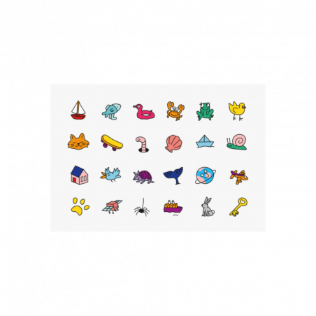 Coffre 2 vernis à ongles + 24 stickers | Crac Coffre 2 vernis à ongles + 24 stickers | Crac